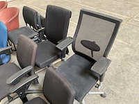 Partij bureau- en vergaderstoelen, 8 stuks - afbeelding 4 van  5