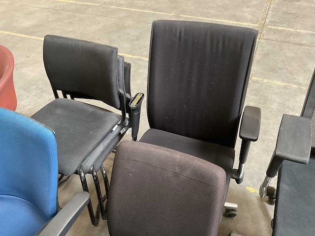 Partij bureau- en vergaderstoelen, 8 stuks - afbeelding 5 van  5