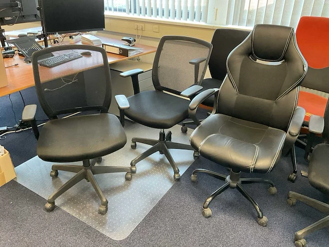 Partij bureaustoelen, 9 stuks - afbeelding 2 van  4