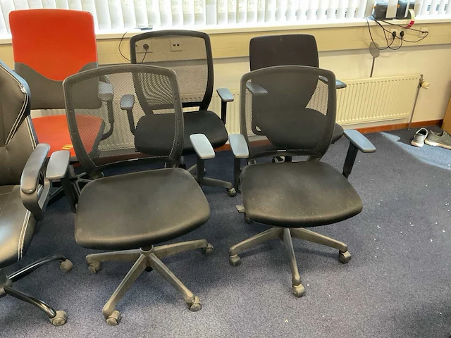 Partij bureaustoelen, 9 stuks - afbeelding 4 van  4