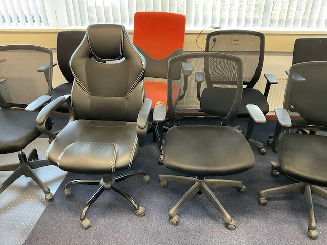 Partij bureaustoelen, 9 stuks - afbeelding 3 van  4