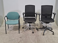 Partij bureaustoelen en vergaderstoelen, o.a. interstuhl en ahrend - afbeelding 1 van  11