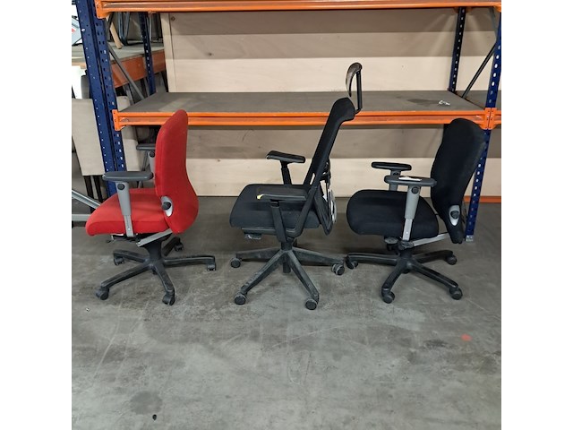 Partij bureaustoelen, o.a. ahrend - afbeelding 13 van  16