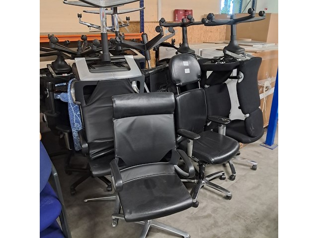 Partij bureaustoelen, o.a. ahrend - afbeelding 14 van  16