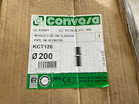 Partij burgerhout rookgassysteem onderdelen - afbeelding 2 van  10