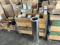 Partij burgerhout rookgassysteem onderdelen - afbeelding 1 van  10