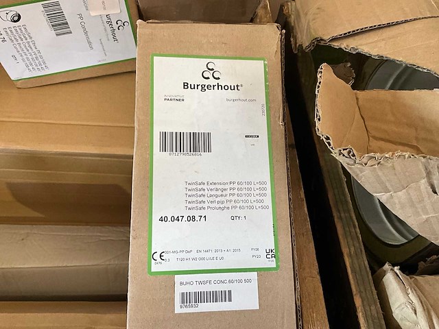 Partij burgerhout rookgassysteem onderdelen - afbeelding 7 van  10