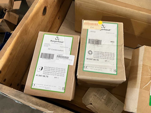 Partij burgerhout rookgassysteem onderdelen - afbeelding 10 van  10