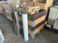 Partij burgerhout rookgassysteem onderdelen - afbeelding 1 van  7