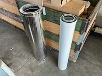 Partij burgerhout rookgassysteem onderdelen - afbeelding 3 van  7