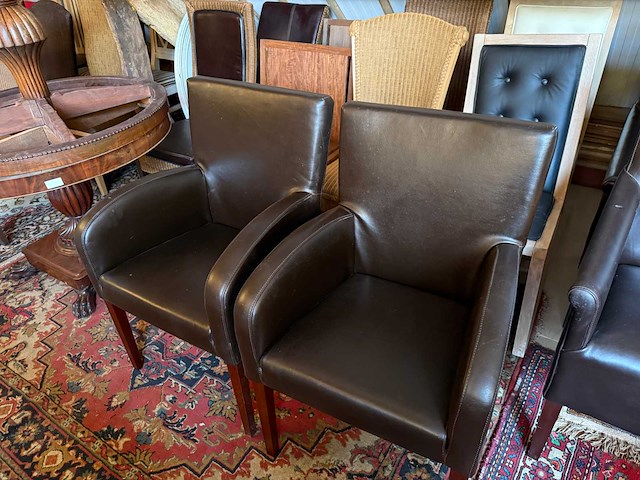 Partij (ca. 105) vintage en antieke stoelen - afbeelding 8 van  13