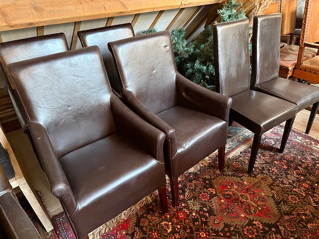 Partij (ca. 105) vintage en antieke stoelen - afbeelding 9 van  13