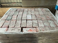 Partij ca. 4.500 gebruikte rode metselstenen – 210 × 105 × 50 mm – gepalletiseerd - afbeelding 7 van  12