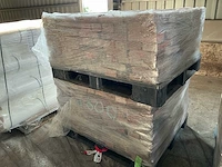 Partij ca. 4.500 gebruikte rode metselstenen – 210 × 105 × 50 mm – gepalletiseerd - afbeelding 8 van  12