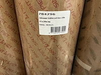 Partij cadeaupapier dennentakjes bruin/groen & sint/piet kraft ca. 200m lang (9x) - afbeelding 3 van  4