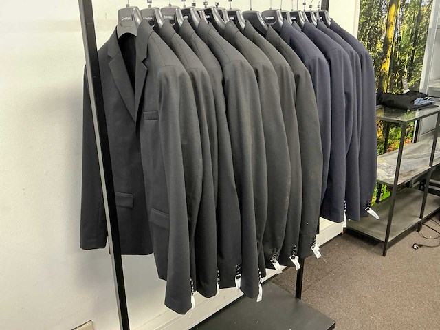 Partij calvin klein heren slim single breasted wol stretch blazers (16x) - afbeelding 3 van  9