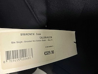 Partij calvin klein heren slim single breasted wol stretch blazers (16x) - afbeelding 7 van  9