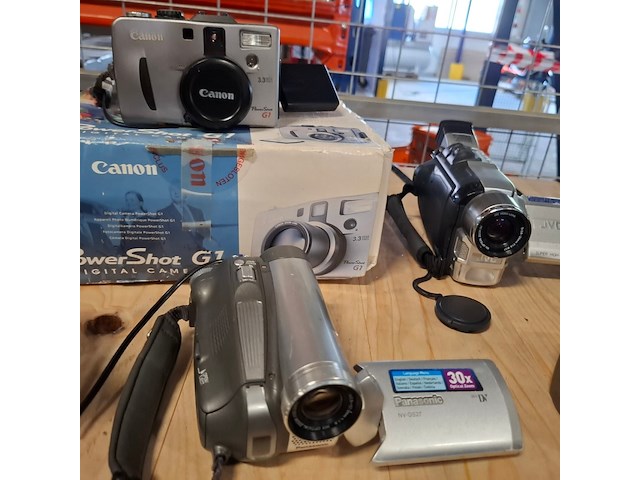Partij camera's en video camera's, o.a. sony, samsung, canon, pentax, lumix, meerdere - afbeelding 11 van  26