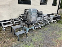 Partij caravan opstapjes