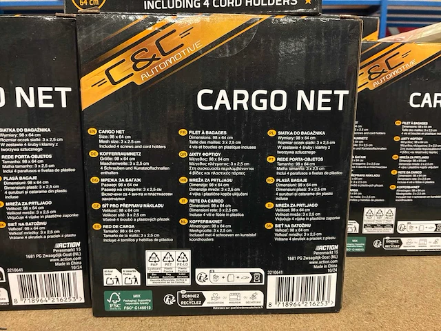 Partij cargo net (30x) - afbeelding 3 van  3