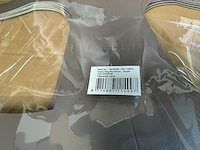 Partij carry bags boudova. taupe 13x13x45cm (2400x) - afbeelding 4 van  6