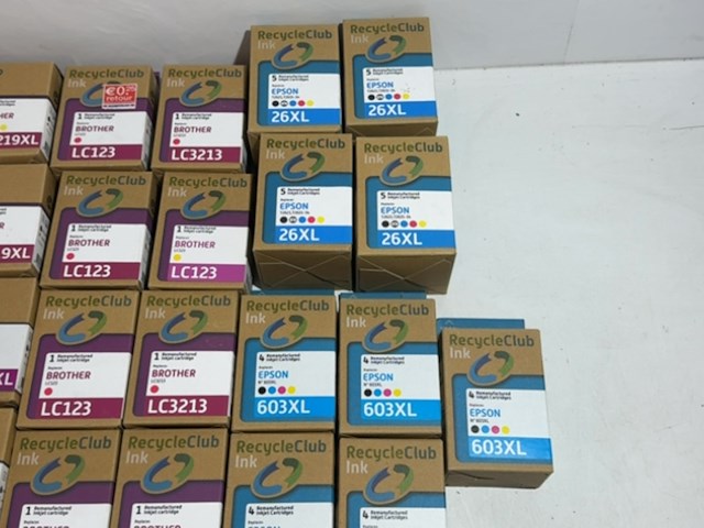 Partij cartridges, recycleclub, brother en epson - afbeelding 4 van  5