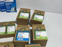 Partij cartridges, recycleclub en g&g, voor verschillende printer typen - 21 stuks - afbeelding 3 van  6