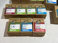 Partij cartridges, recycleclub en g&g, voor verschillende printer typen - 21 stuks - afbeelding 5 van  6
