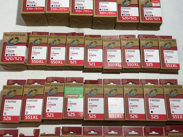 Partij cartridges, recycleclub, voor canon printers - afbeelding 4 van  5