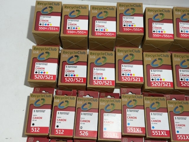 Partij cartridges, recycleclub, voor canon printers - afbeelding 2 van  5