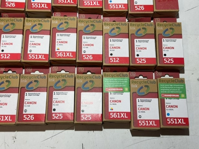 Partij cartridges, recycleclub, voor canon printers - afbeelding 5 van  5