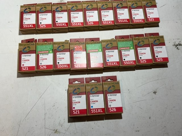 Partij cartridges, recycleclub, voor canon printers - afbeelding 5 van  5
