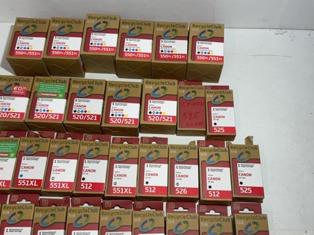 Partij cartridges, recycleclub, voor canon printers - afbeelding 3 van  5