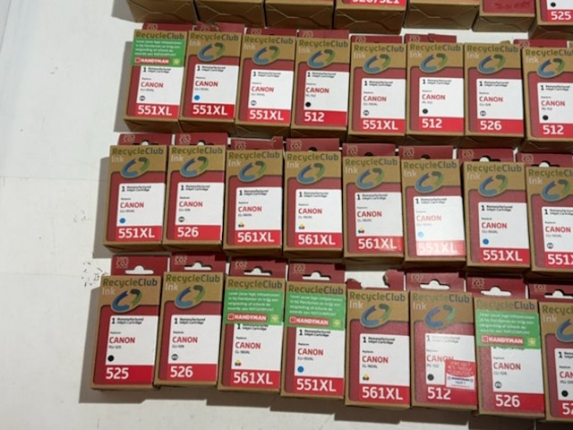 Partij cartridges, recycleclub, voor canon printers - afbeelding 5 van  5