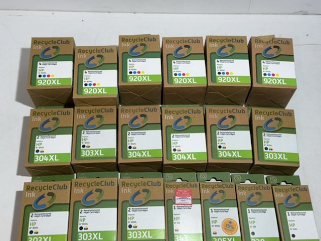 Partij cartridges, recycleclub, voor hp printers - afbeelding 2 van  4
