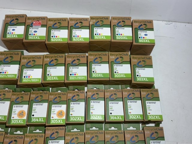Partij cartridges, recycleclub, voor hp printers - afbeelding 3 van  5