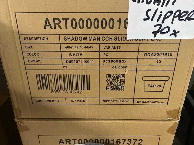 Partij cavalli slippers (70x) - afbeelding 2 van  12