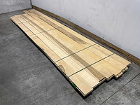 Partij celtis hardhouten planken - 430-490x15,5x3 cm - afbeelding 1 van  8