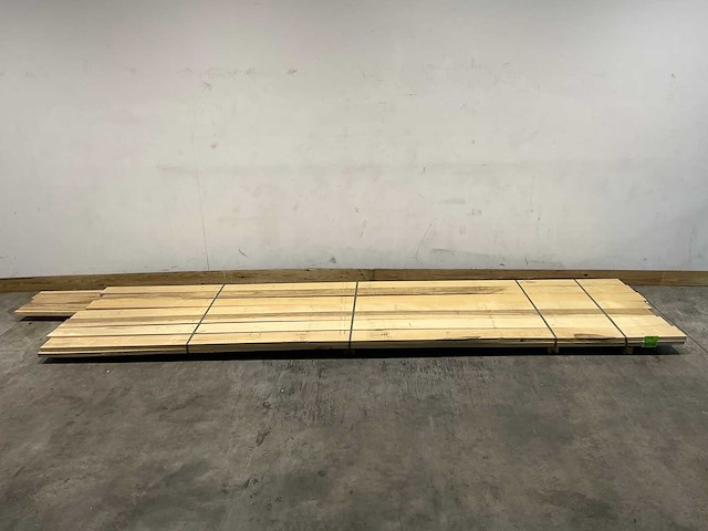 Partij celtis hardhouten planken - 430-490x15,5x3 cm - afbeelding 2 van  8