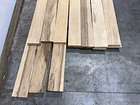 Partij celtis hardhouten planken - 430-490x15,5x3 cm - afbeelding 5 van  8