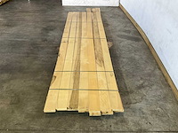 Partij celtis hardhouten planken - 430-490x15,5x3 cm - afbeelding 2 van  5