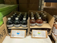 Partij centimo vase color yellow&light blue 150ml (47x) - afbeelding 1 van  5