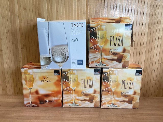 Partij champagne glazen - afbeelding 1 van  5