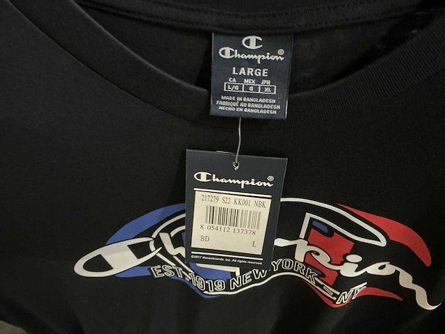 Partij champion t-shirts grey/white/black (278x) - afbeelding 5 van  6