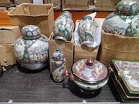 Partij chinese potten, asbakken etc. - afbeelding 3 van  7