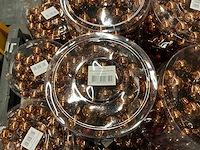Partij christmas ball wire 3x25mm 48tf brown combi (144 verpakkingen) - afbeelding 2 van  4