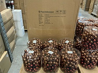 Partij christmas ball wire 3x25mm 48tf brown combi (144 verpakkingen) - afbeelding 4 van  4
