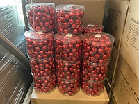 Partij christmas balls wire 3x30mm 24tf shiny red (92 verpakkingen) - afbeelding 1 van  4