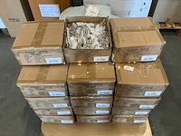 Partij christmas light 10 lamps white + button battery warm white led (5400x) - afbeelding 3 van  4