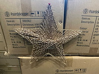 Partij christmas star 40cm champagne (855x) - afbeelding 1 van  2